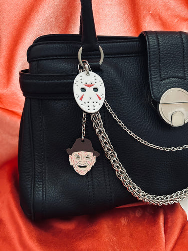 The Freddy vs Jason Bag Charm