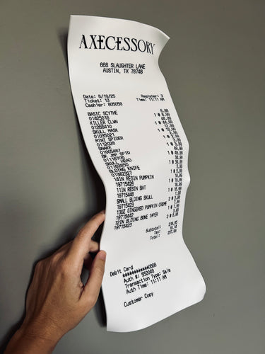 The Code Orange Receipt Wall Hanging