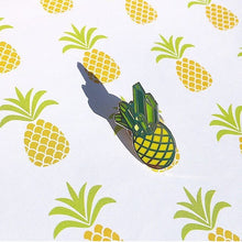 Emerald Pineapple Pin